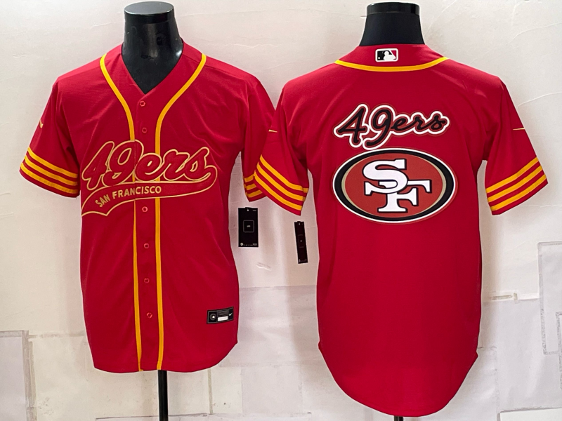 Men 2026 Nike San Francisco 49ers blank red NFL Jersey 09240019->san francisco 49ers->NFL Jersey